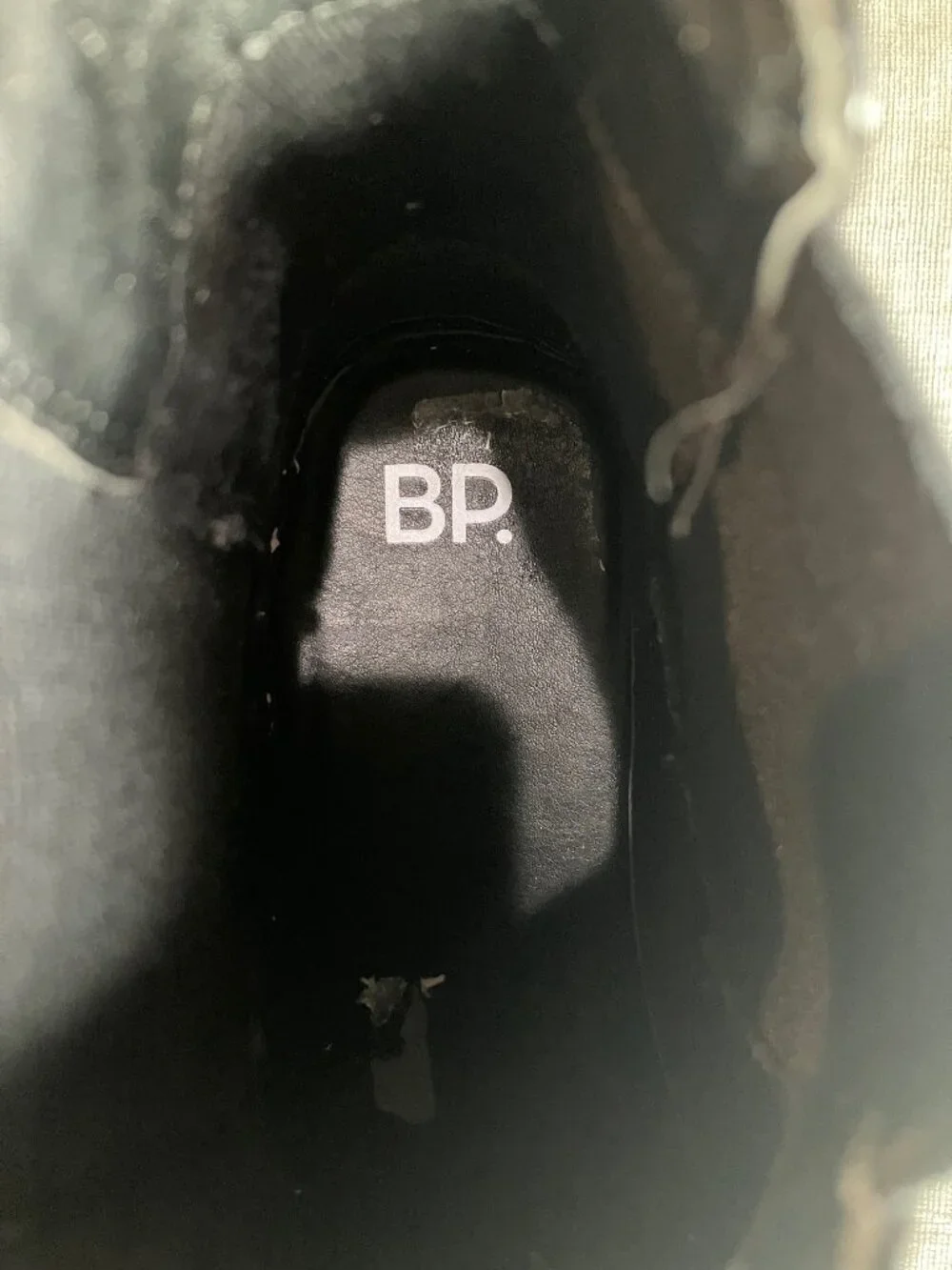 BP Cait Womens 8 Black Croc Embossed Chelsea Boots Platform Lug Sole NWOT